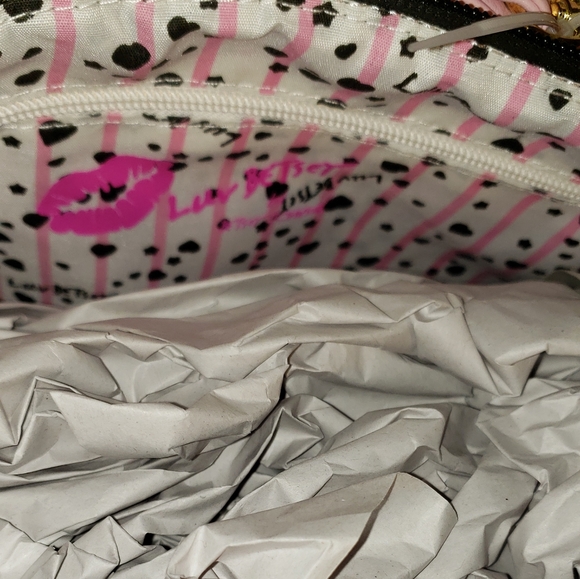 Betsey Johnson blush pink quilted satchel/ crossbo - Picture 5 of 5